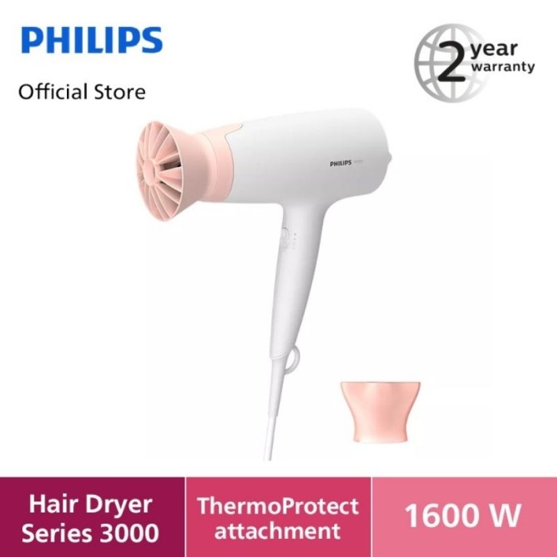 hair dryer philips BHD300 1600w/ hair dryer philips BHD 300 garansi resmi / pengering rambut philips