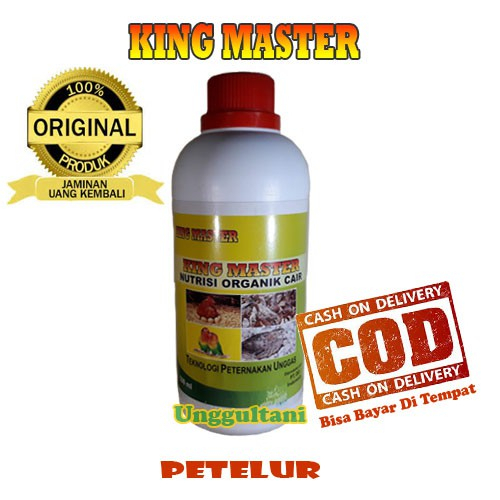 King Master Nutrisi Organik Untuk Meningkatkan Produksi Ternak Ayam Bebek Puyuh Petelur