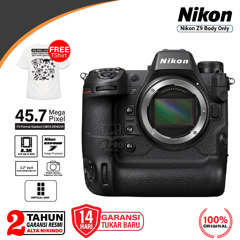 NIKON Z9 / Z 9 Mirrorless Digital Camera Body Only Garansi Resmi