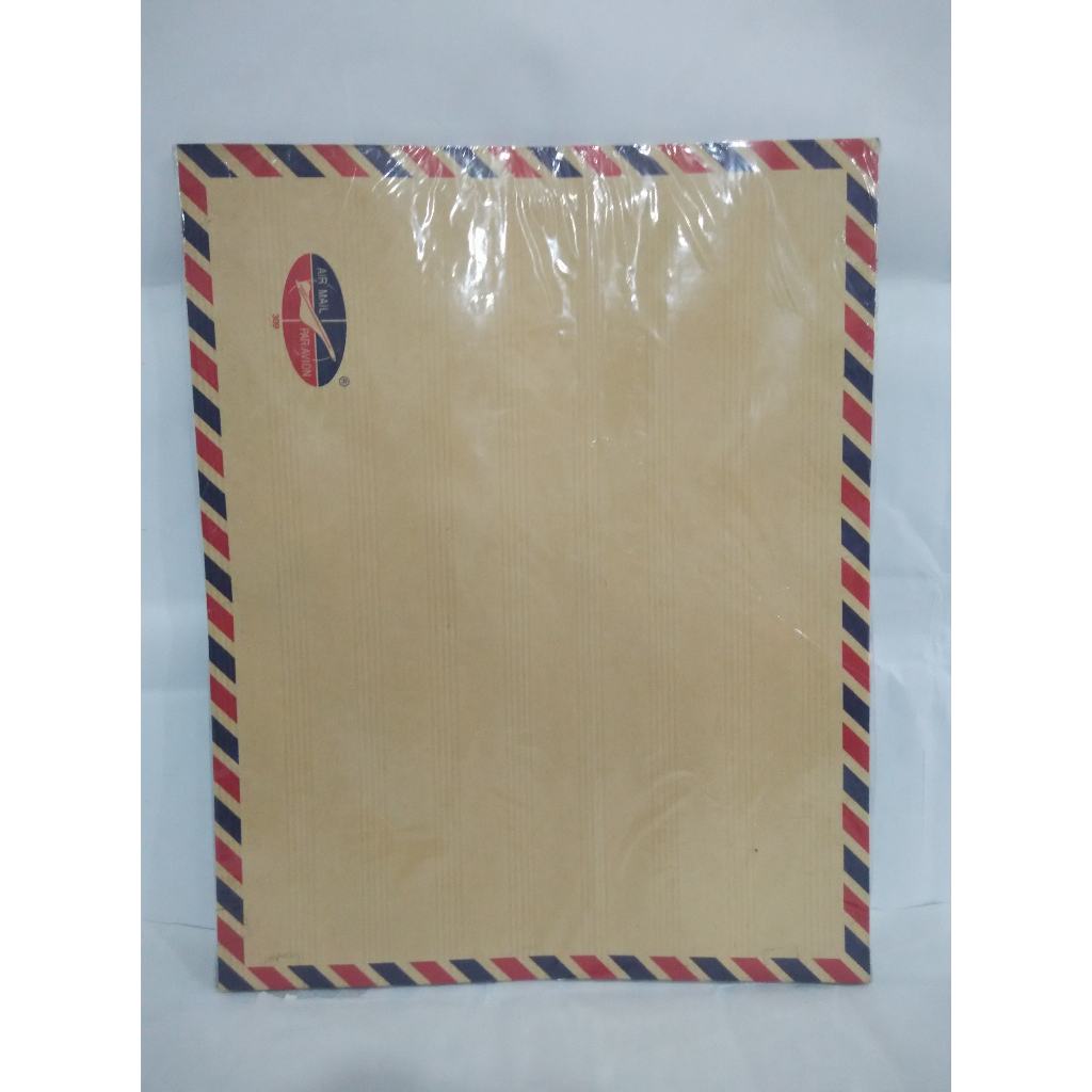 

Amplop Coklat Tebal Air Mail Pakai Tali 309 (24 x 30 cm)