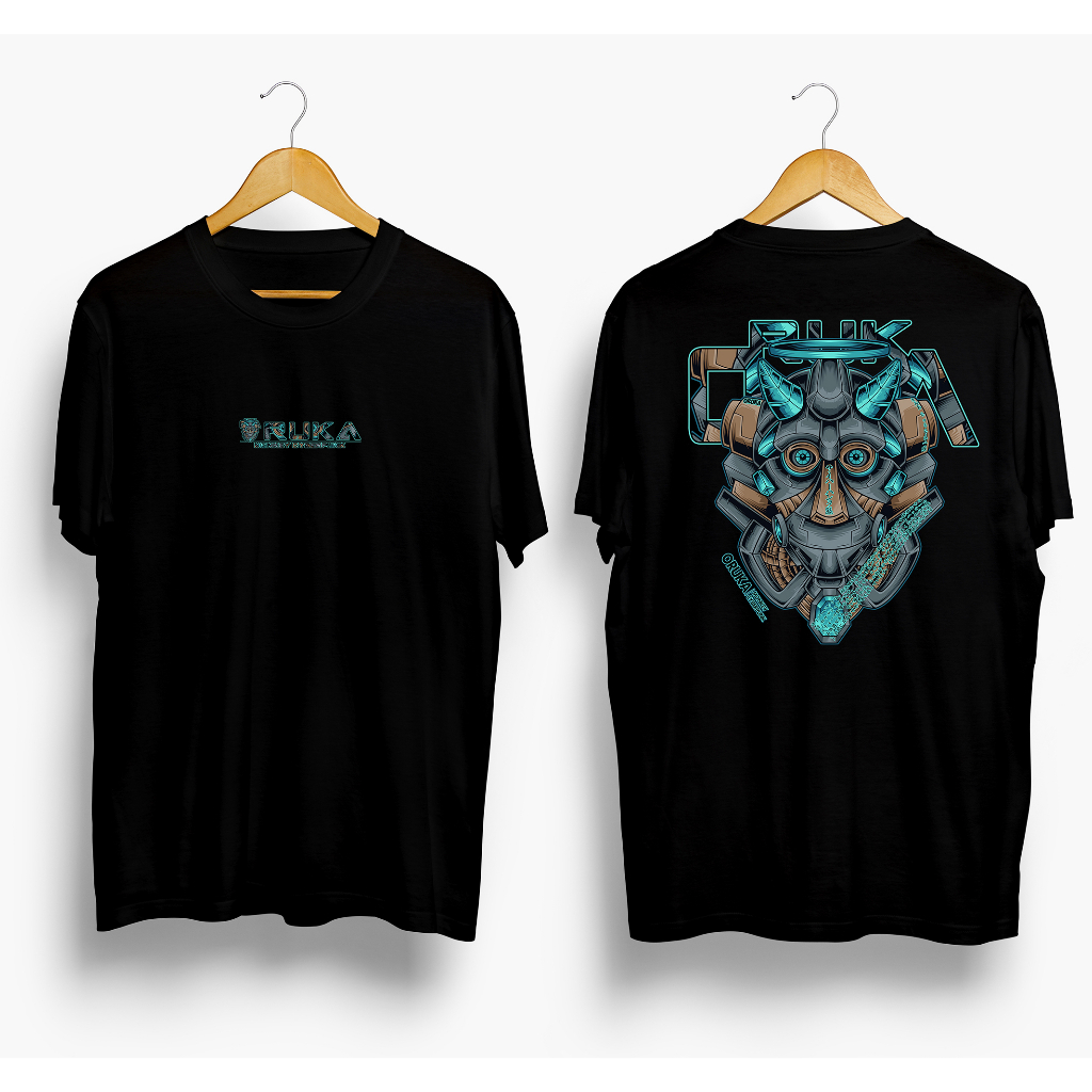 T-Shirt Distro Original Katun Combed Model Monkey Cyberpunk Baju Sablon Anime Jepang Big Size jumbo 