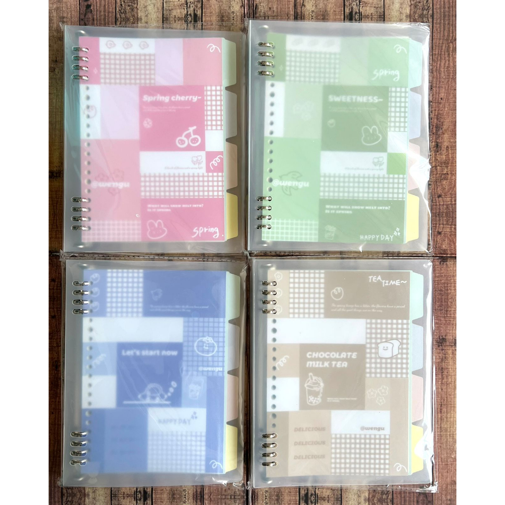 

Map Binder Wengu Plaid B1040 A5 B5 - Binder Note Plus Loose Leaf dan Divider - Binder File - Binder Campus
