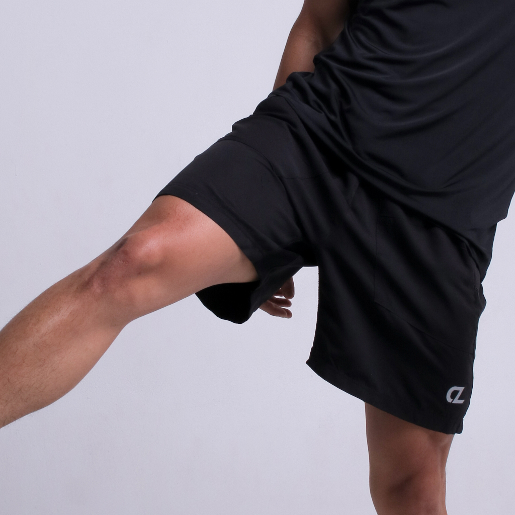 Cleon Sportswear Running Short Pants Celana Pendek Pria - Hitam