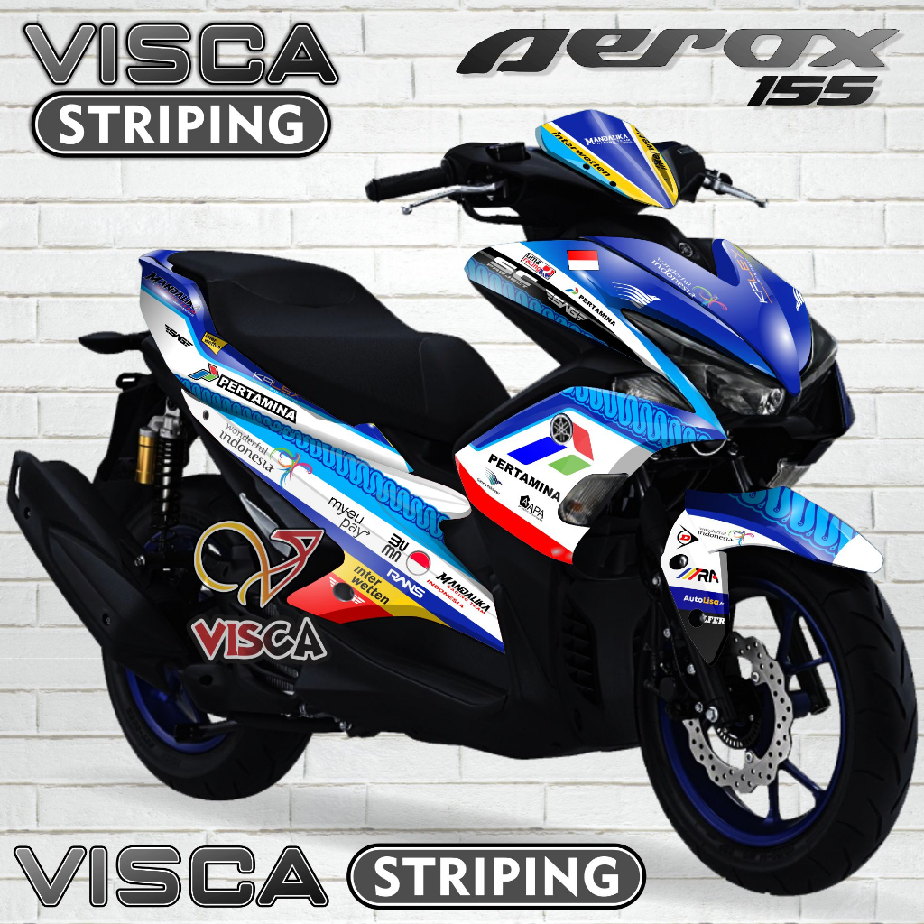 Decal Aerox 155 Old Full Body - Stiker Aerox 155 Old Keren - Striping Aerox 155 Old Variasi - Decal 