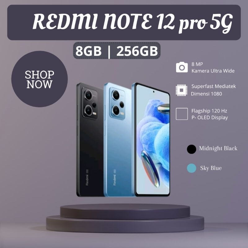 REDMI NOTE 12 PRO 5G 8/256 GB