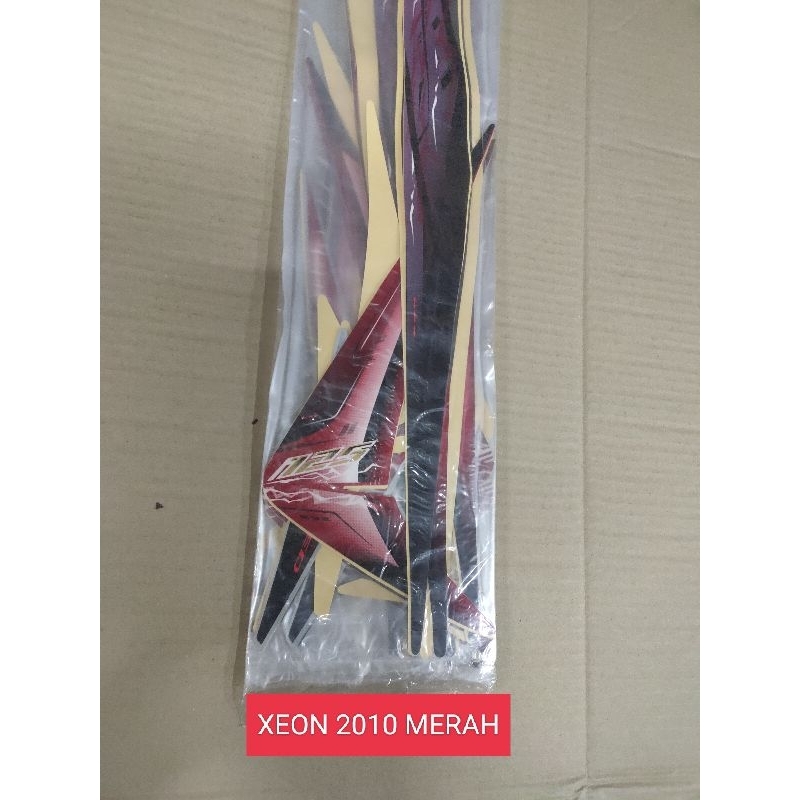 STRIPING XEON 2010 MERAH