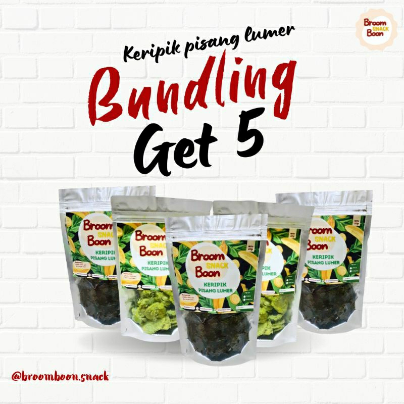 

KERIPIK PISANG LUMER (BUNDLE 5 PCS)