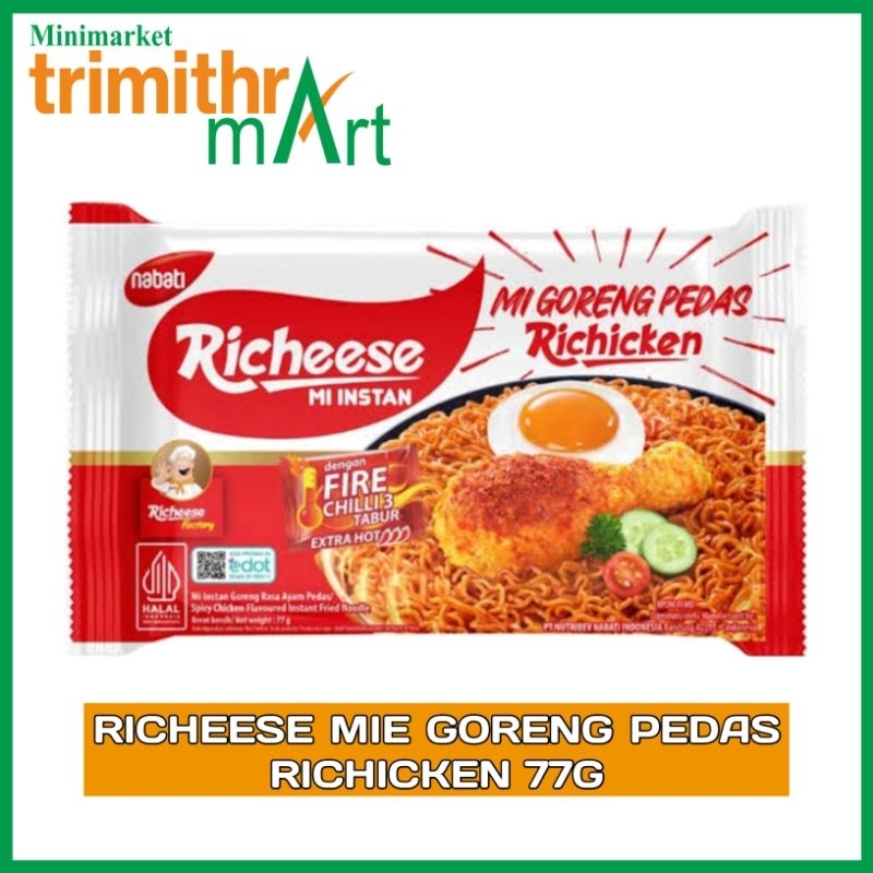 

RICHEESE MIE GORENG LVL 3 RICHICKEN 77G