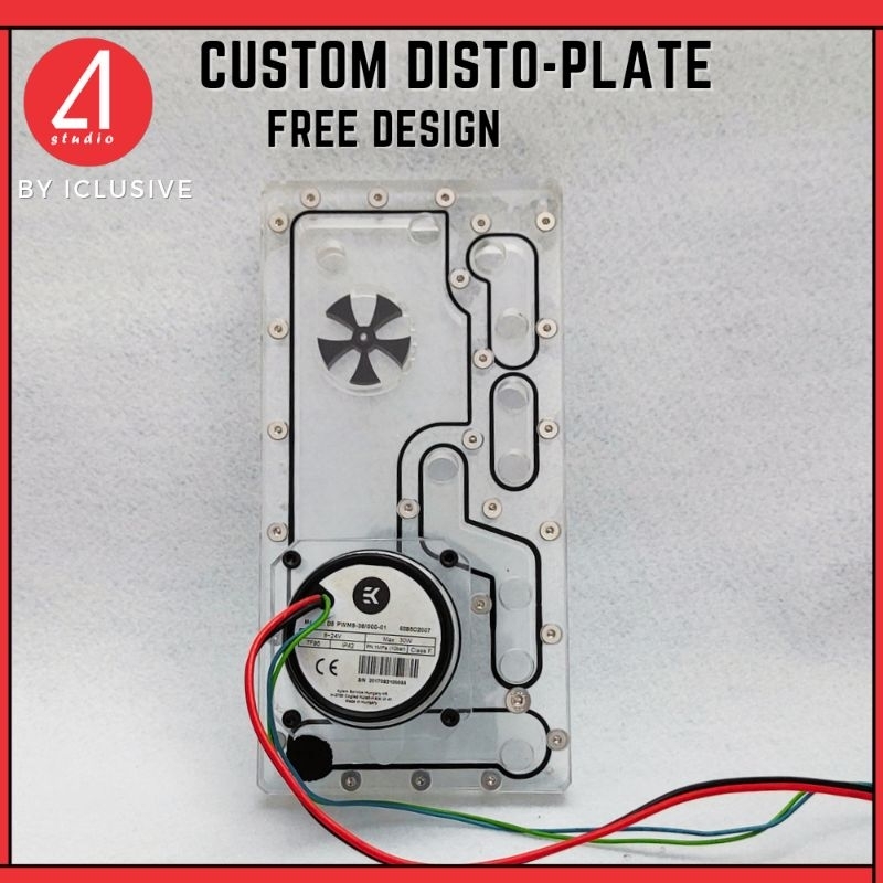 Custom Distro Plate Reservoir Board PC Water Cooling Universal Model