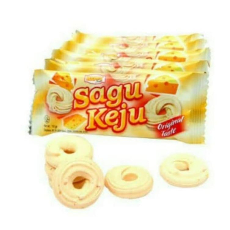 

Sagu Keju Happy Time isi 20 x 10 gram