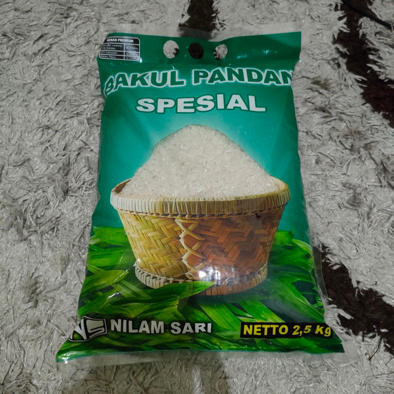 

beras bakul pandan