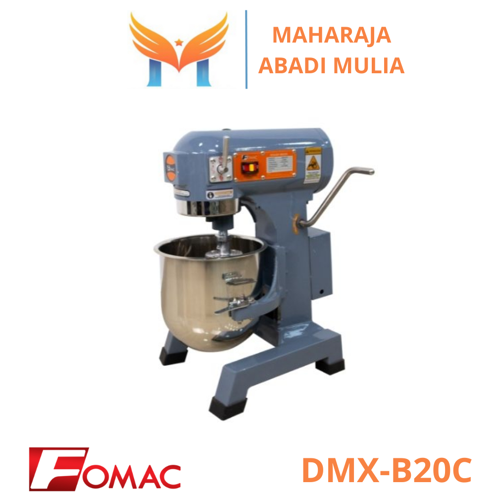 Dough Planetary Mixer Fomac Dmx-B20c Mixer Roti 20 Liter Garansi Resmi