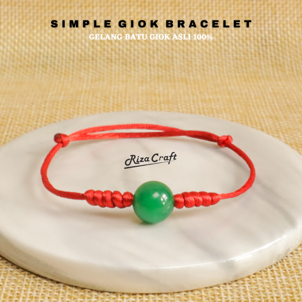 Gelang Batu Giok Kecubung Pirus Citrine Marjan Lava Yaman Black Jade Pasir Emas Pasir Emas Aquamarin