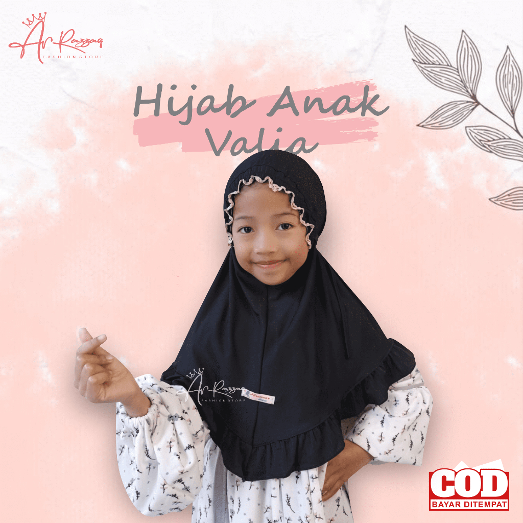 Kerudung Sekolah Anak TK SD Hijab Putih Hitam Pramuka Jilbab Bergo Jilbab Instan Anak Hijab Anak Usi