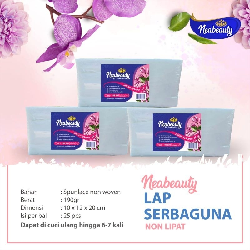 tisu wajah/TISU kompor nea beauty/bisa di cuci ulang