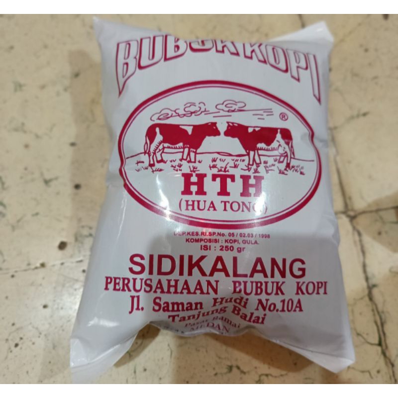 

BUBUK KOPI SIDIKALANG CAP 2 SAPI HTH GRADE B 250 GRAM