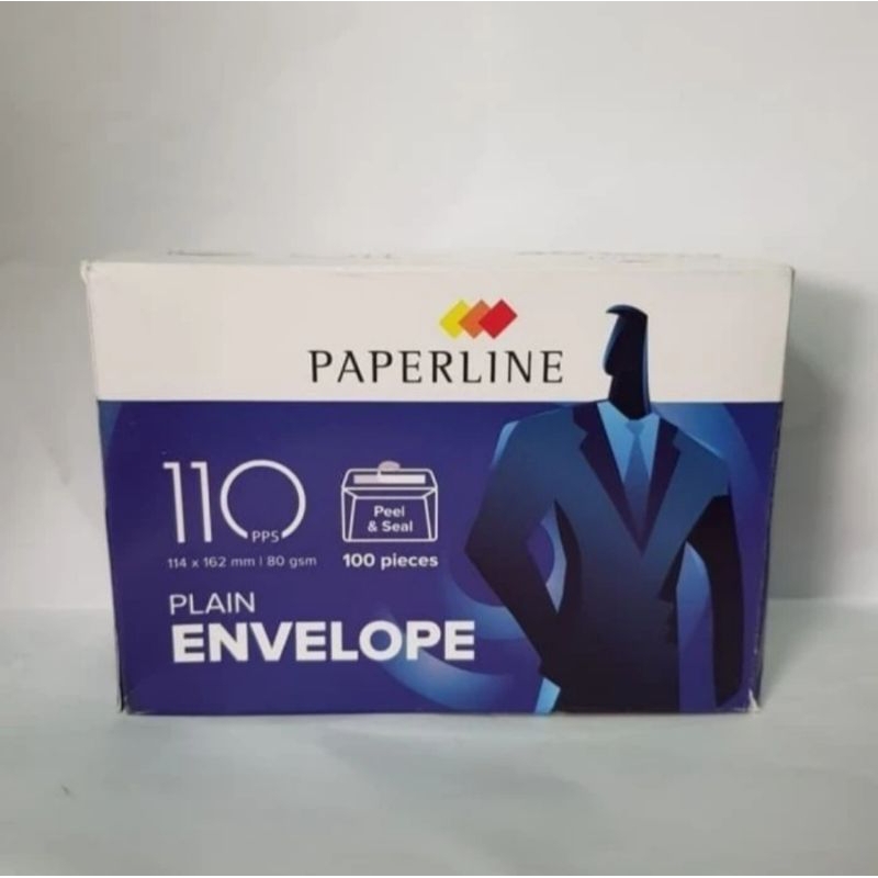 

Amplop Lem Putih Polos PAPERLINE 110 PPS 114mm x 162mm Pake Lem / Perekat 80 gsm