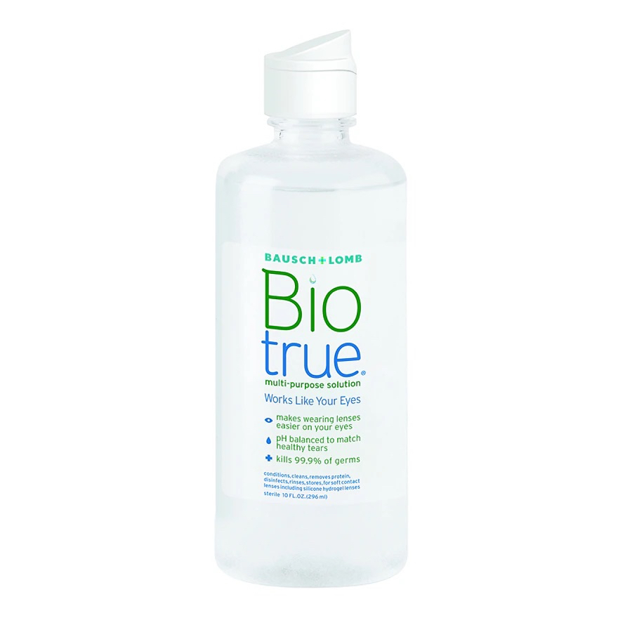 BIO TRUE LENS SOLUTION 300ML - CAIRAN UNTUK CUCI DAN RENDAM SOFTLENS