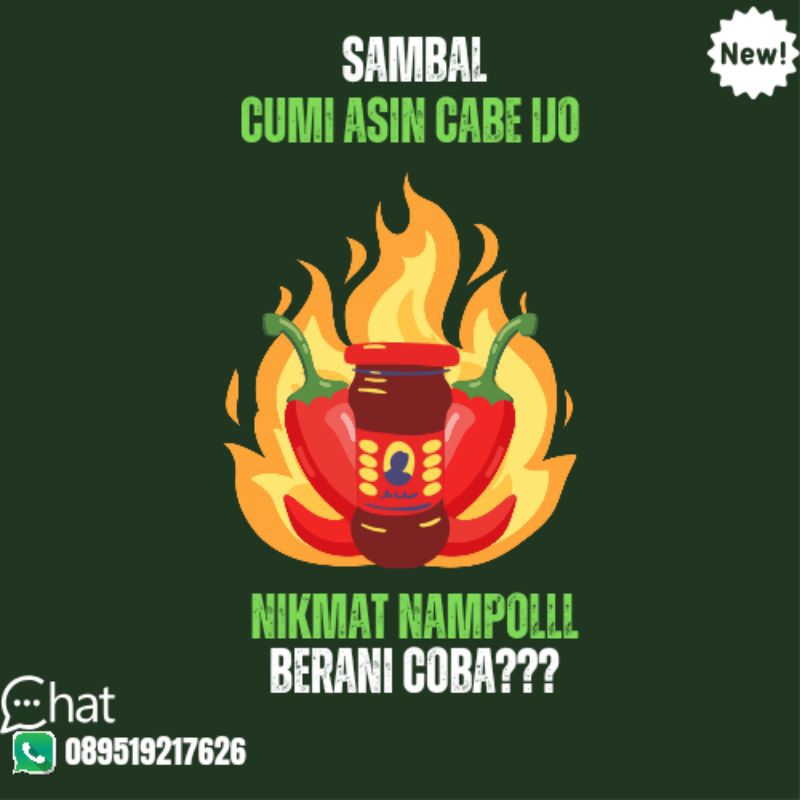 

Sambel cumi asin cabe ijo