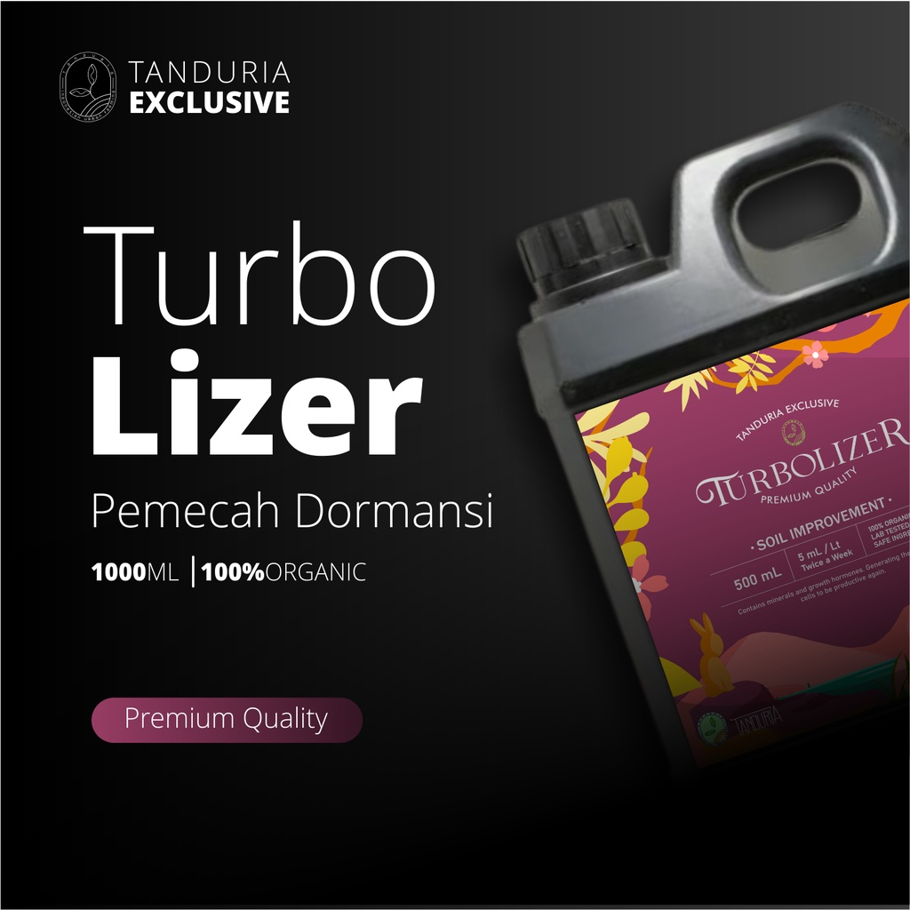 TANDURIA - Serum Pertumbuhan TURBOLIZER Tunas dan Batang pada Tanaman Hias 1 liter ( Sel Booster) Me
