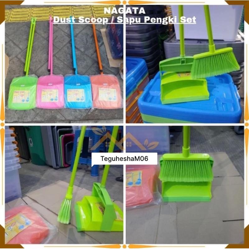 NAGATA - SAPU + PENGKI 1 SET / DUST SCOOP NAGATA 742 S / SAPU PENGKI SET
