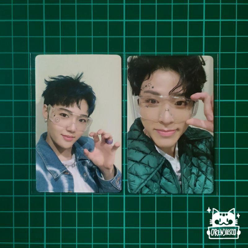 TREASURE DOYOUNG JUNGHWAN INTERASIA HELLO DOBBY PC PHOTOCARD MAUNG RAWR SPECS KACAMATA