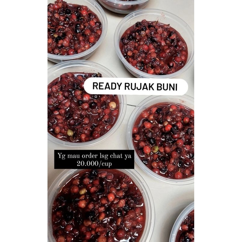 

1cup Rujak Buah BUNI