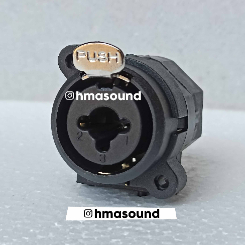 Socket Body Multi Combo + Push XLR Canon Female Akai SCM2