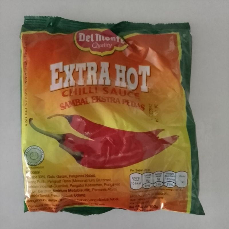 

Delmonte saus Ext pedas saset