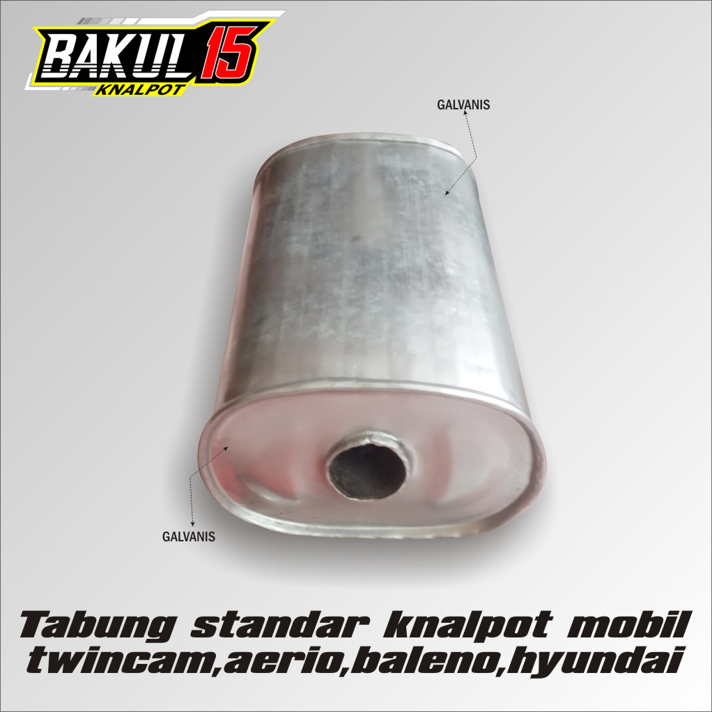 Tabung standar knalpot mobil twincam,aerio,baleno,hyundai berkualitas