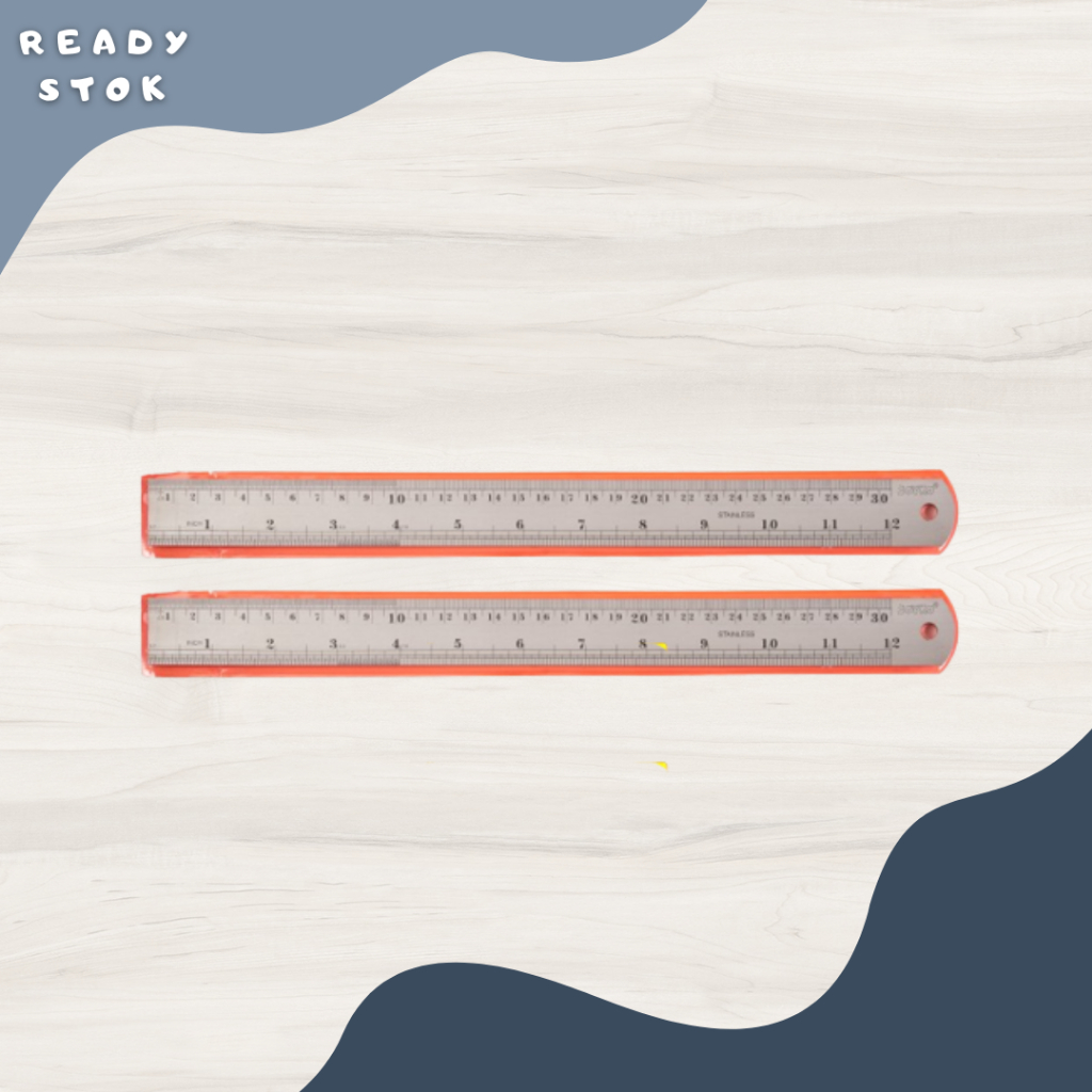 

PENGGARIS BESI 30CM / RULER (STAINLESS STEEL) 30 CM JOYKO