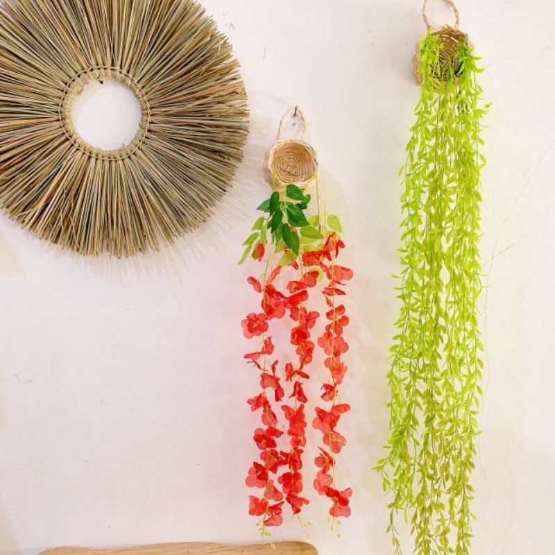 Tanaman Juntai Wisteria Bunga Artificial Murah