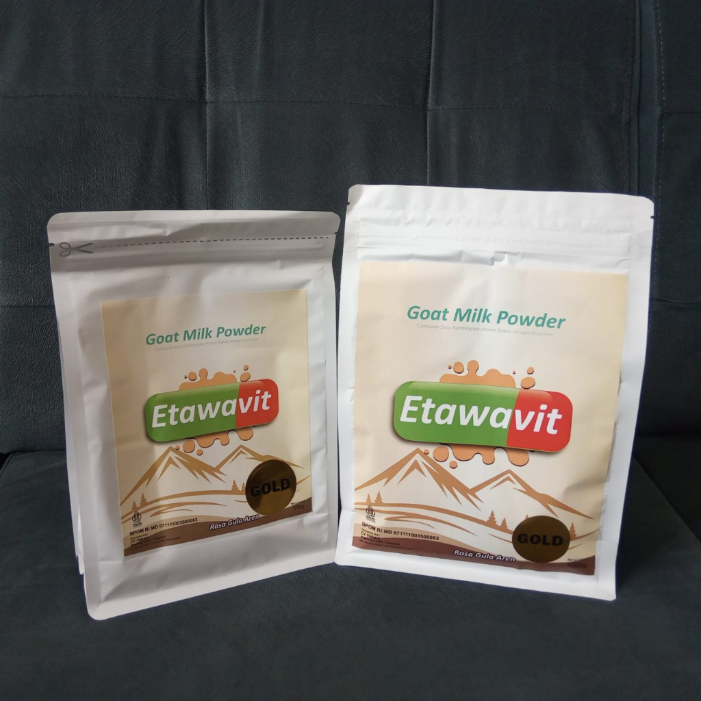 

ETAWAVIT plus Gula ARen- Susu Kambing - 100% ORI - Melegakan Penafasan - Baik untuk mengatasi ASMA - Gangguan Pernapasan dan Paru Kotor - BPOM - Bisa COD - Netto 1 kg dan 500 gram