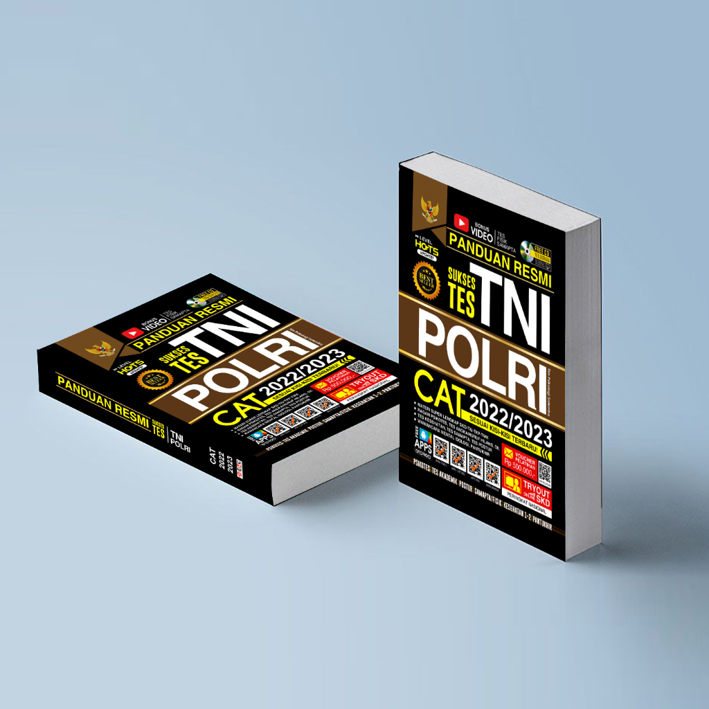 

Buku PANDUAN RESMI SUKSES TES TNI-POLRI CAT 2022/2023 + CD SESUAI KISI-KISI TERBARU