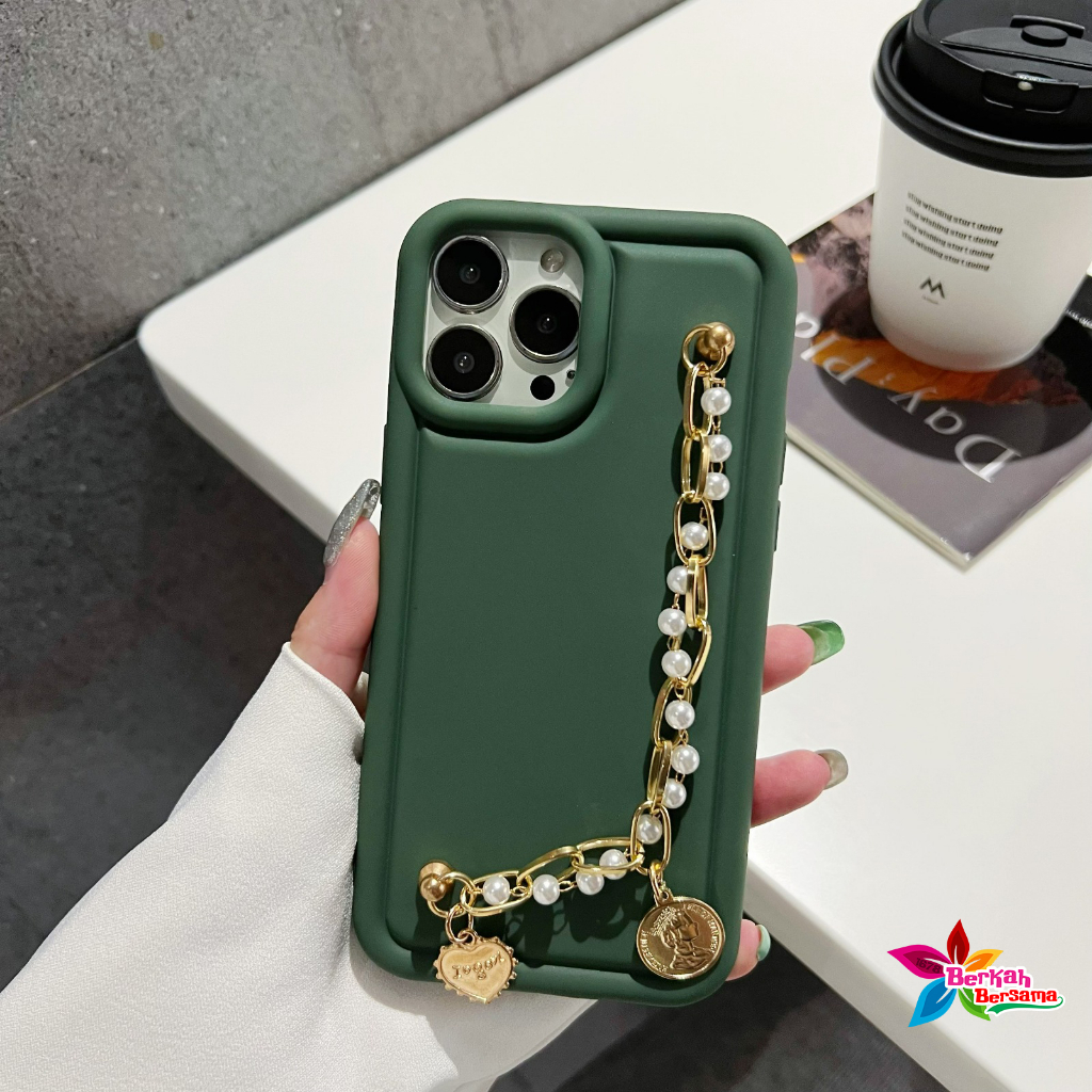 GC70 Softcase Deluxe Matte Air Bag Shockproof Macaron Diamond Hand Grip Chain For INFINIX SMART 5 6 6 NFC 6+ 7 HOT 8 9  10 11 12 20 30 PLAY HOT 11 2022 NEW 11S 12 12i 20i 30 30i NOTE 11 12 G96 30 30 PRO BB8992