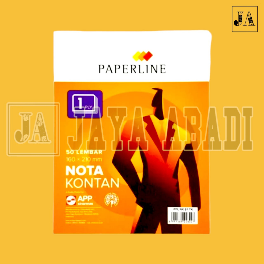 

Nota Kontan Besar 1 Ply Rangkap 50 Lembar NCR | Paperline | JAYA ABADI