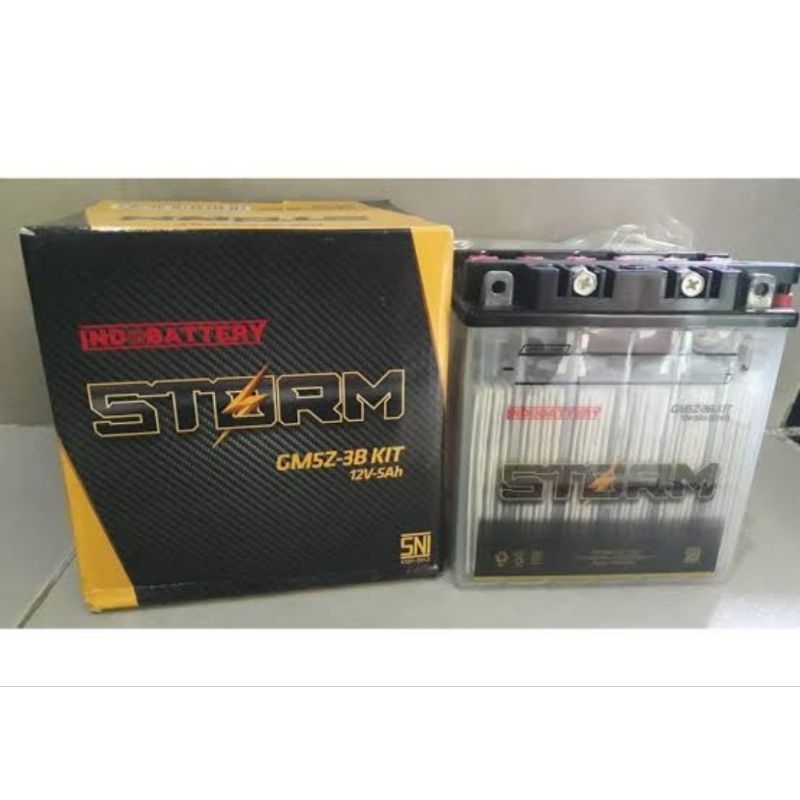 Aki basah motor Grand Indoparts