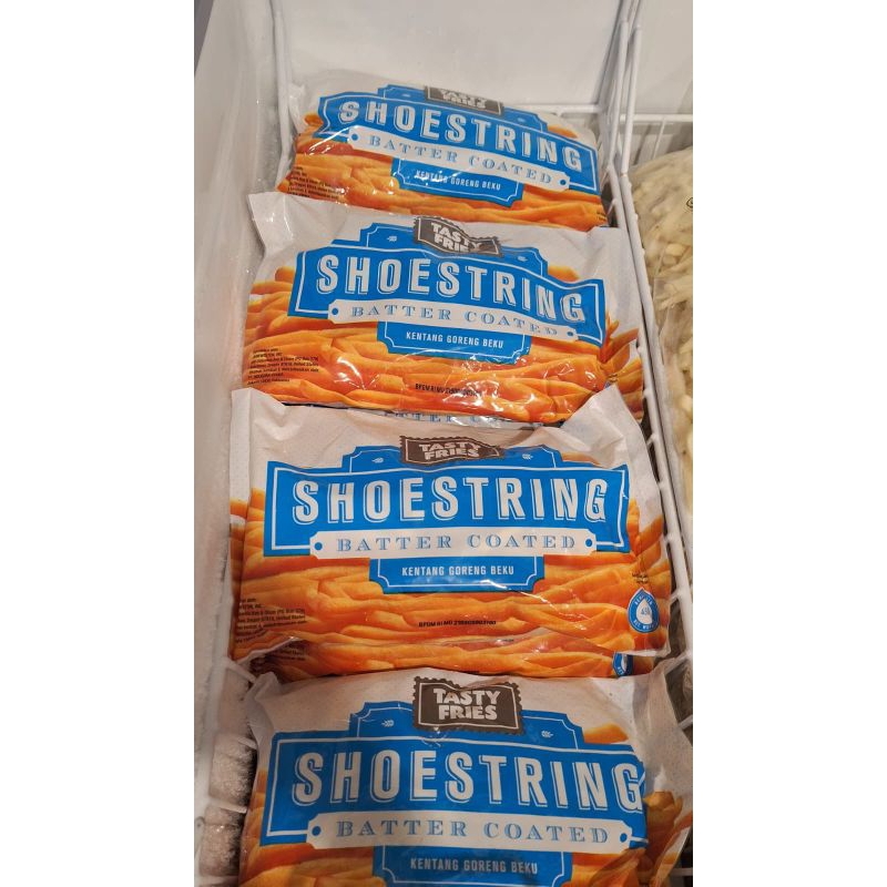 

kentang shoestring batter coated 900gr