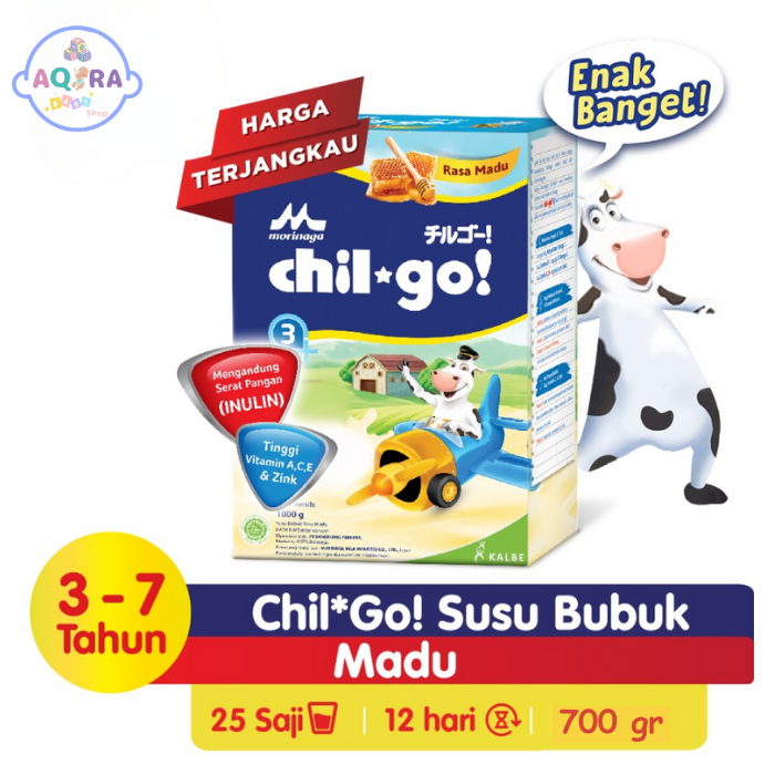 

MORINAGA CHIL GO 3+ Susu Bubuk Madu 700gr