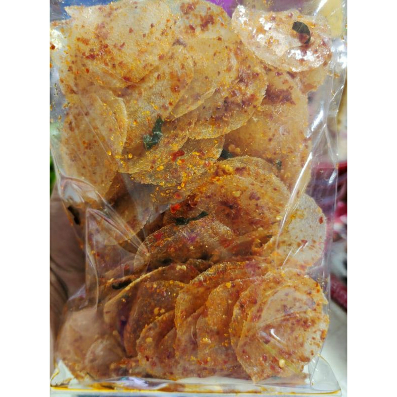 

Kripik kaca 200gram pedas