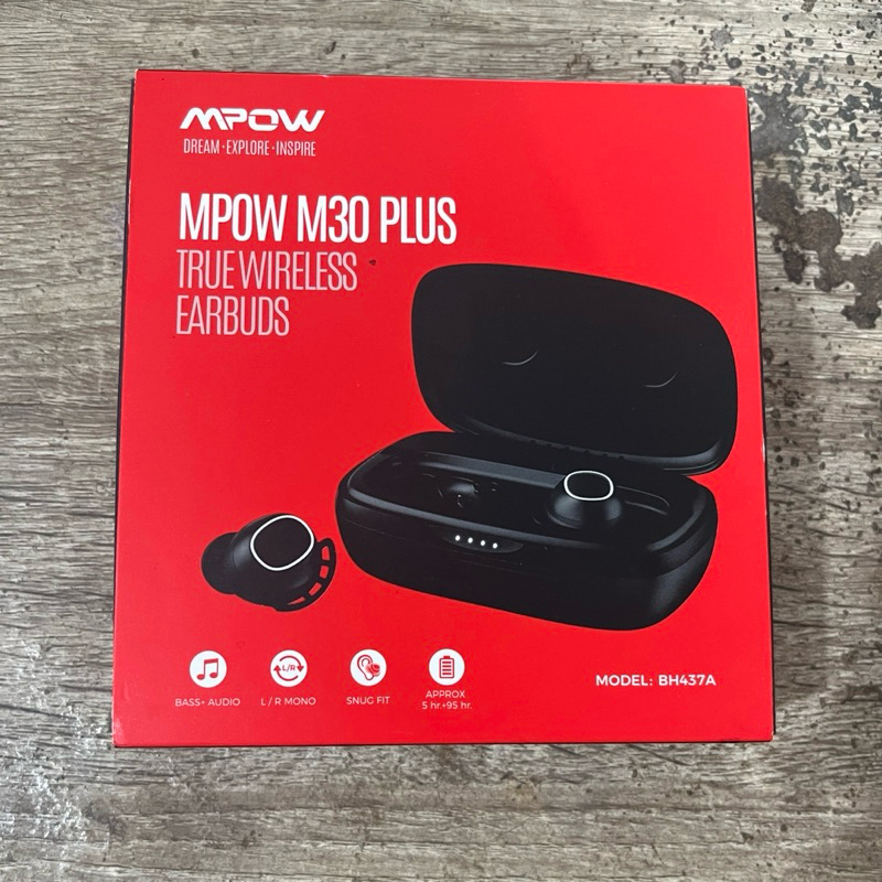 Earphone bluetooth MPOW M30 Plus (headset tws)
