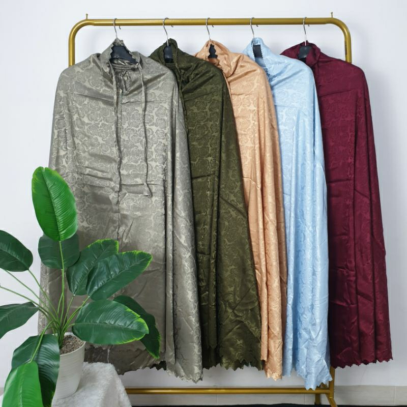 MUKENA SILK JAGUAR LASER CUT | MUKENA SILK LEMBUT | MUKENA SILK MOTIF | MUKENA LASERCUT