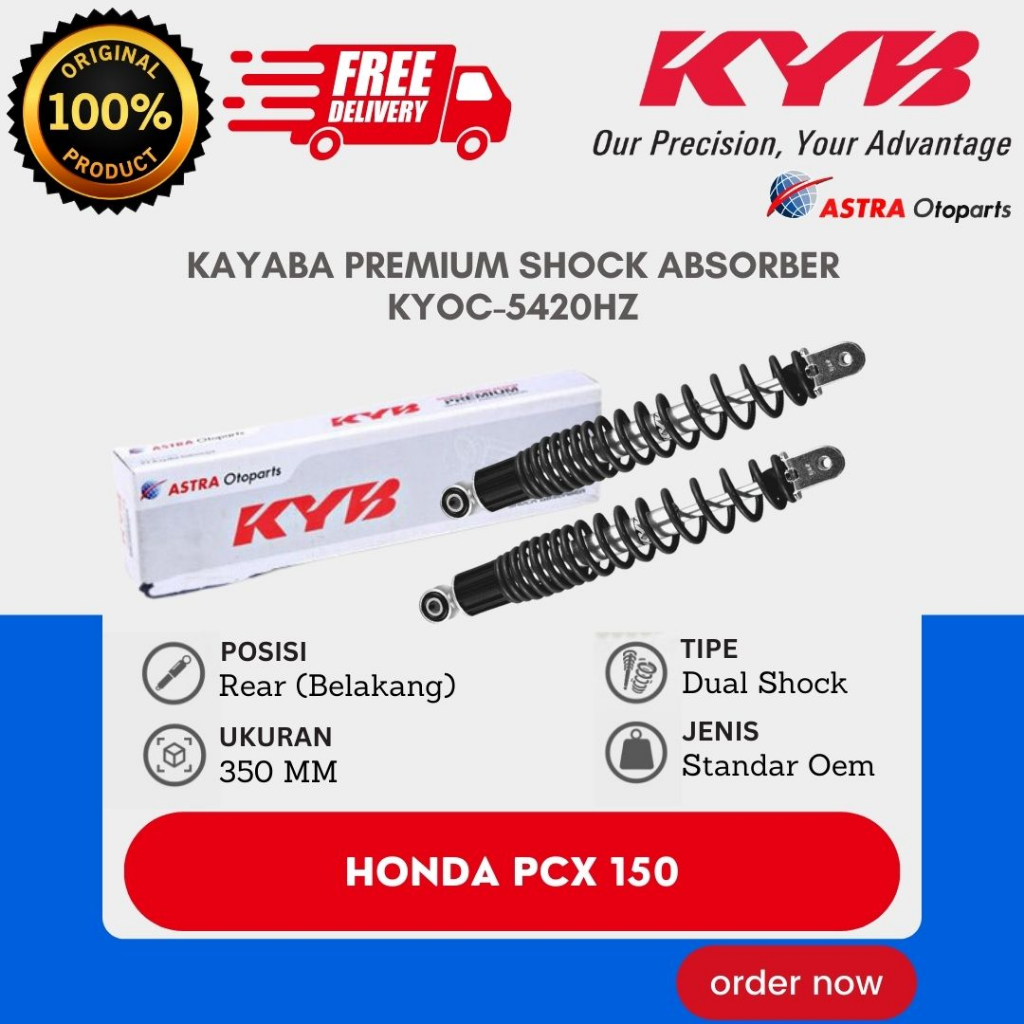[BAYAR DI TEMPAT] SHOCKBREAKER KAYABA KYOC-5420HZ UNTUK MOTOR PCX 150 / SOKBREKER / SHOCK BREAKER / 