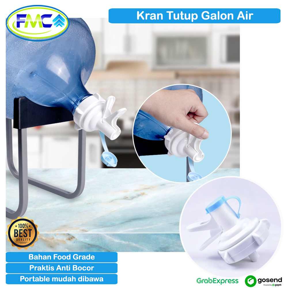 Tutup Kran Galon Portable Kepala Dispenser Galon Air Minum Manual Plastik Serbagana