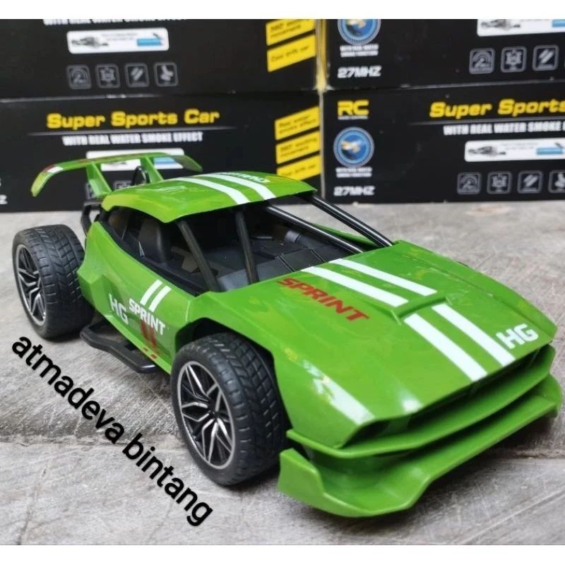 Mainan Mobil Remot RC Sedan sport Asap Drift