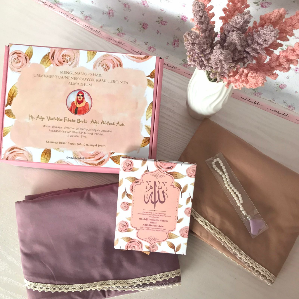 

Souvenir Hampers Yasin Mukenah Tasbih Custom Premium