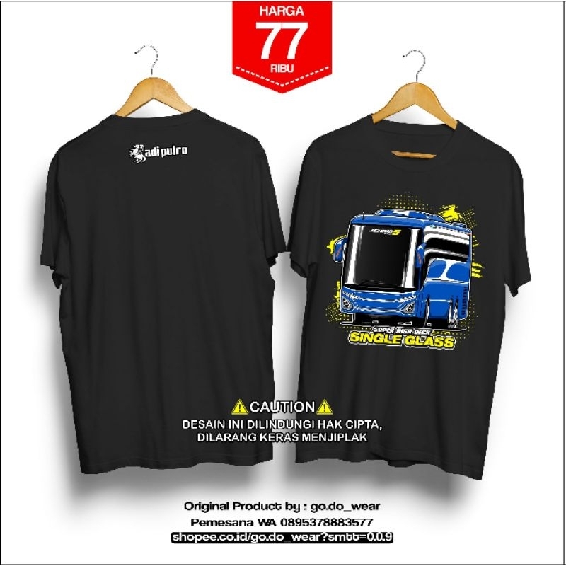 Kaos Jetbus 5 Sablon Depan