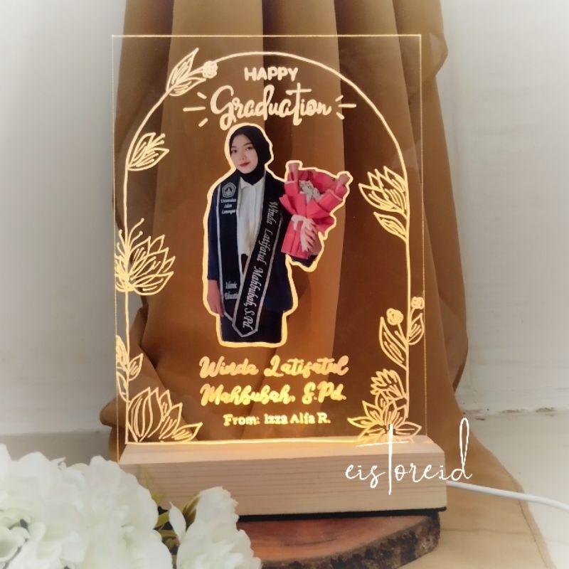 Acrylic Sign LED Custom | Hadiah/Kado Custom | Akrilik LED