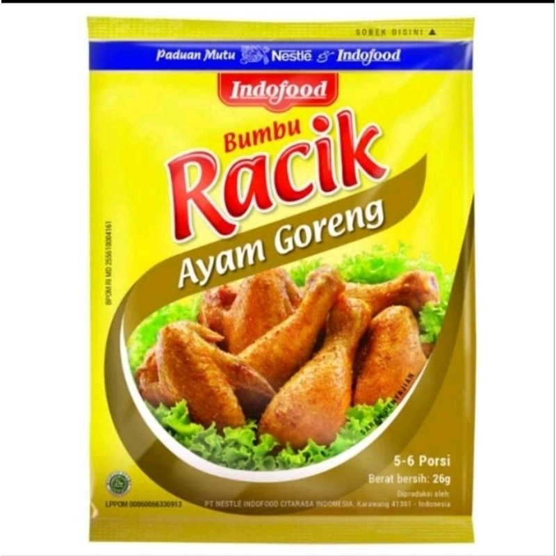 

Indofood bumbu racik ayam goreng 26gr