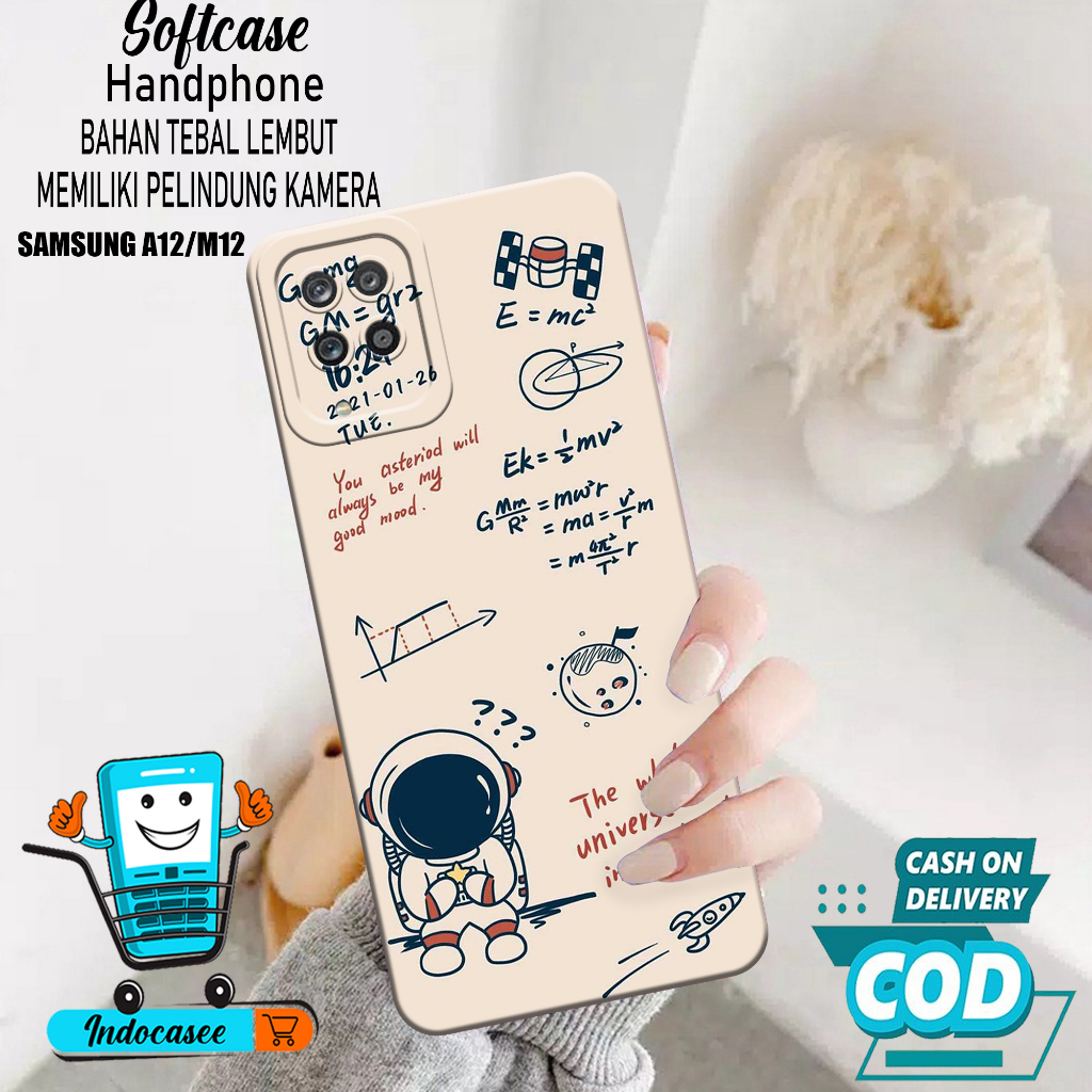 Case Hp Samsung Galaxy A12/M12 - Softcase Samsung Galaxy A12/M12 - Casing Samsung Galaxy A12/M12 - K